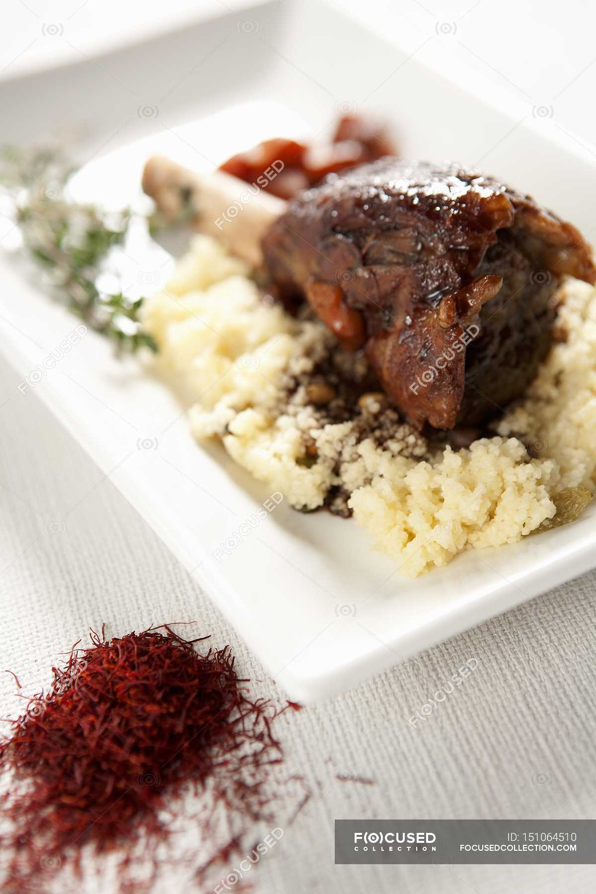 Roasted leg of lamb — nutrient, yummy - Stock Photo | #151064510