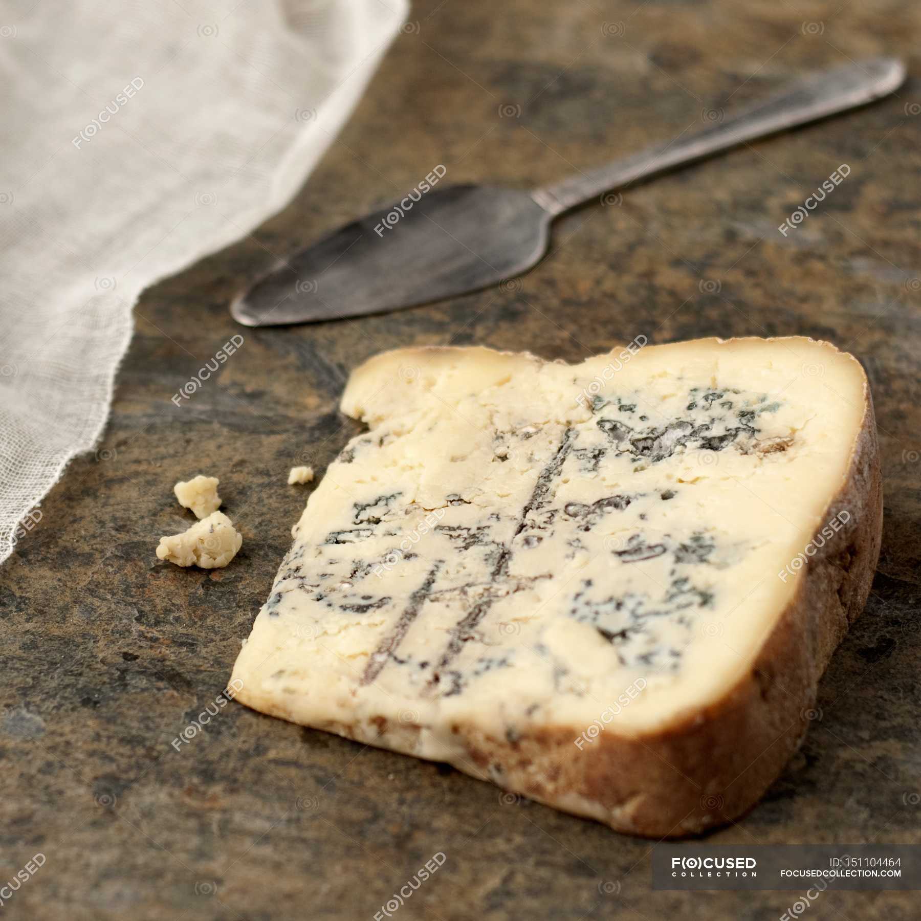 Wedge of Blue Cheese — appetizer, product - Stock Photo | #151104464