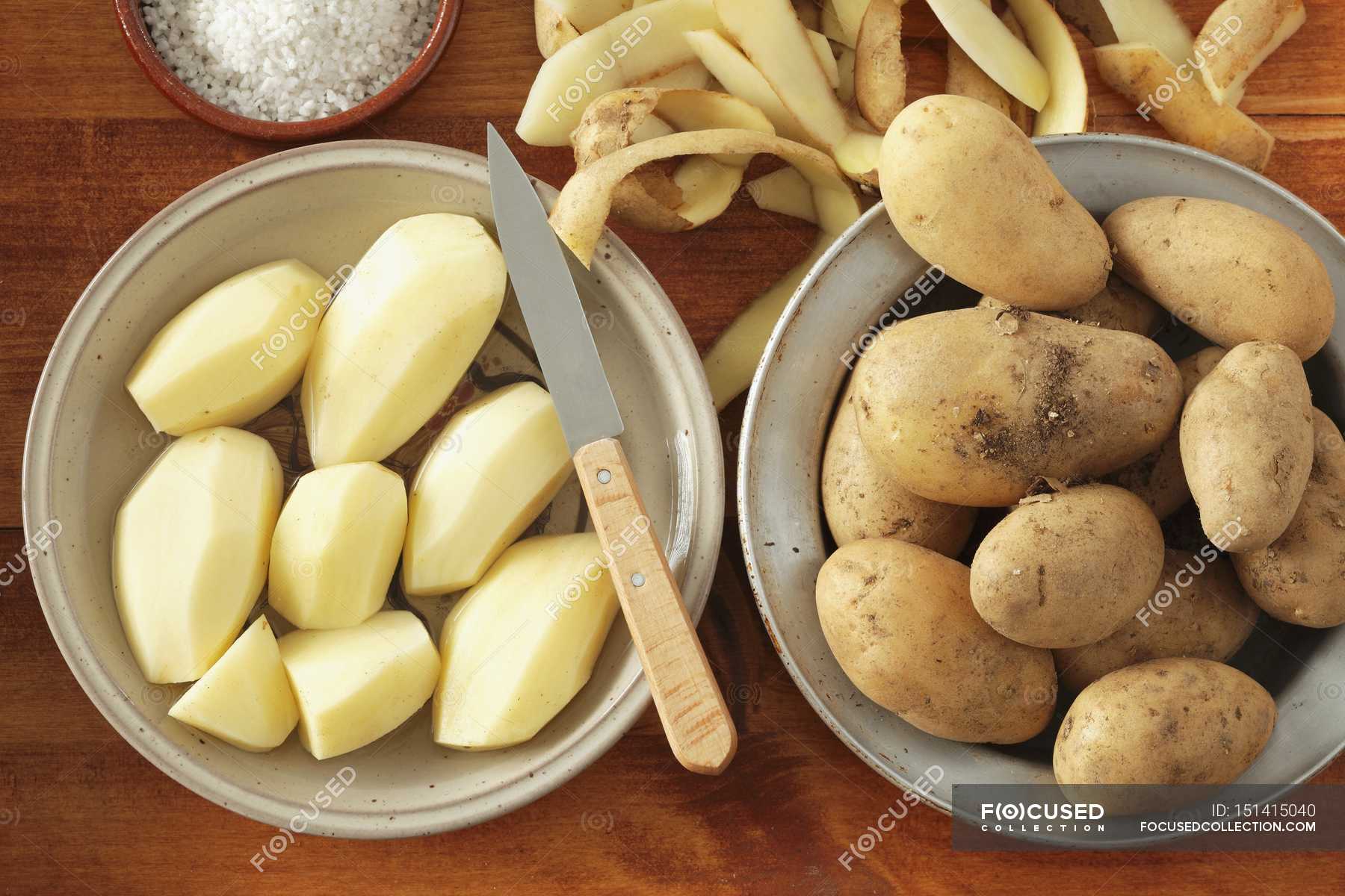 Картофель очищенный целый
