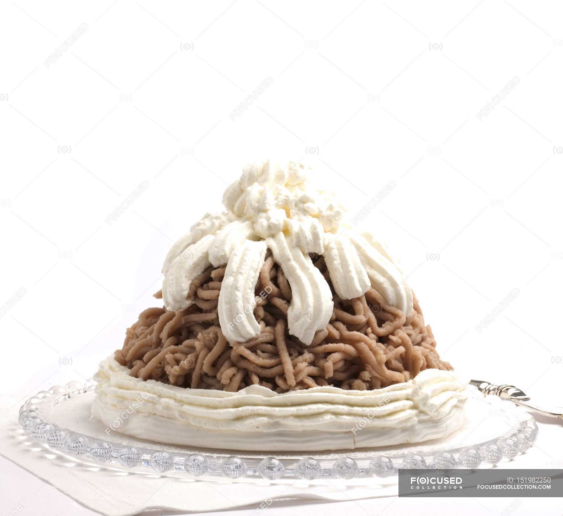 Монблан десерт