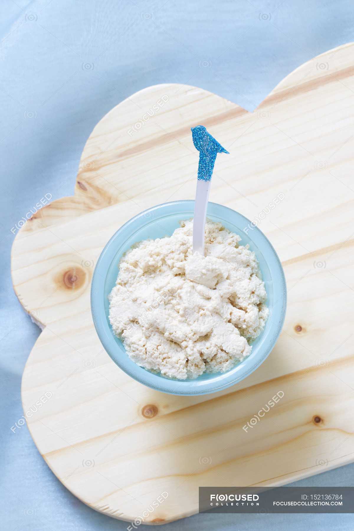 Vegan Cottage Cheese Background Shape Stock Photo 152136784