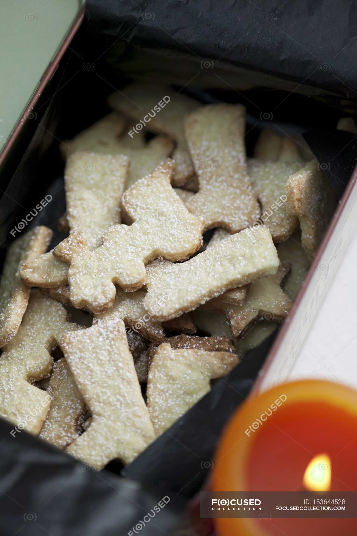 Shortcrust biscuits in assorted shapes — Ready To Eat, appetite Stock