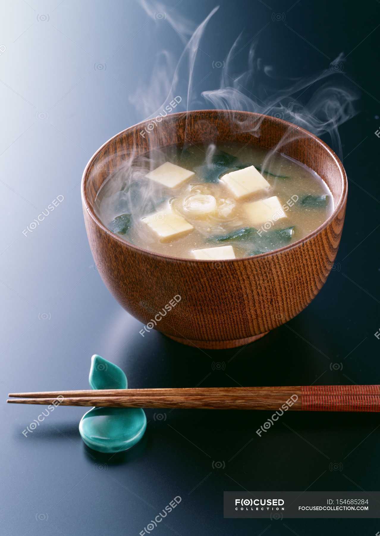 steaming soup bowl