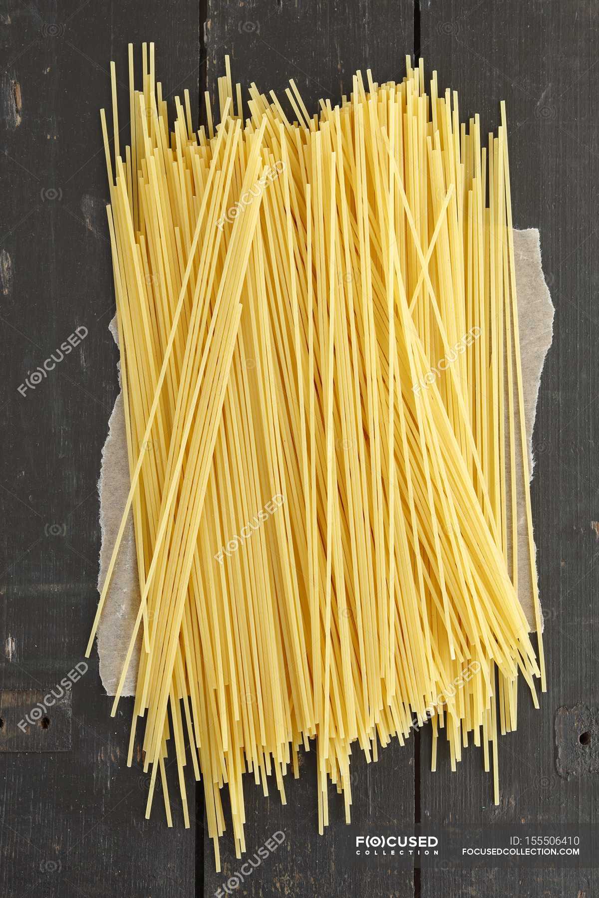 Uncooked Spaghetti Pasta Appetizing Staple Food Stock Photo 