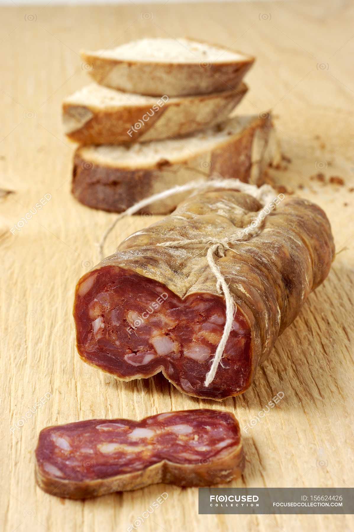 Italian Soppressata di Martina Franca Salami — edible, appetizer
