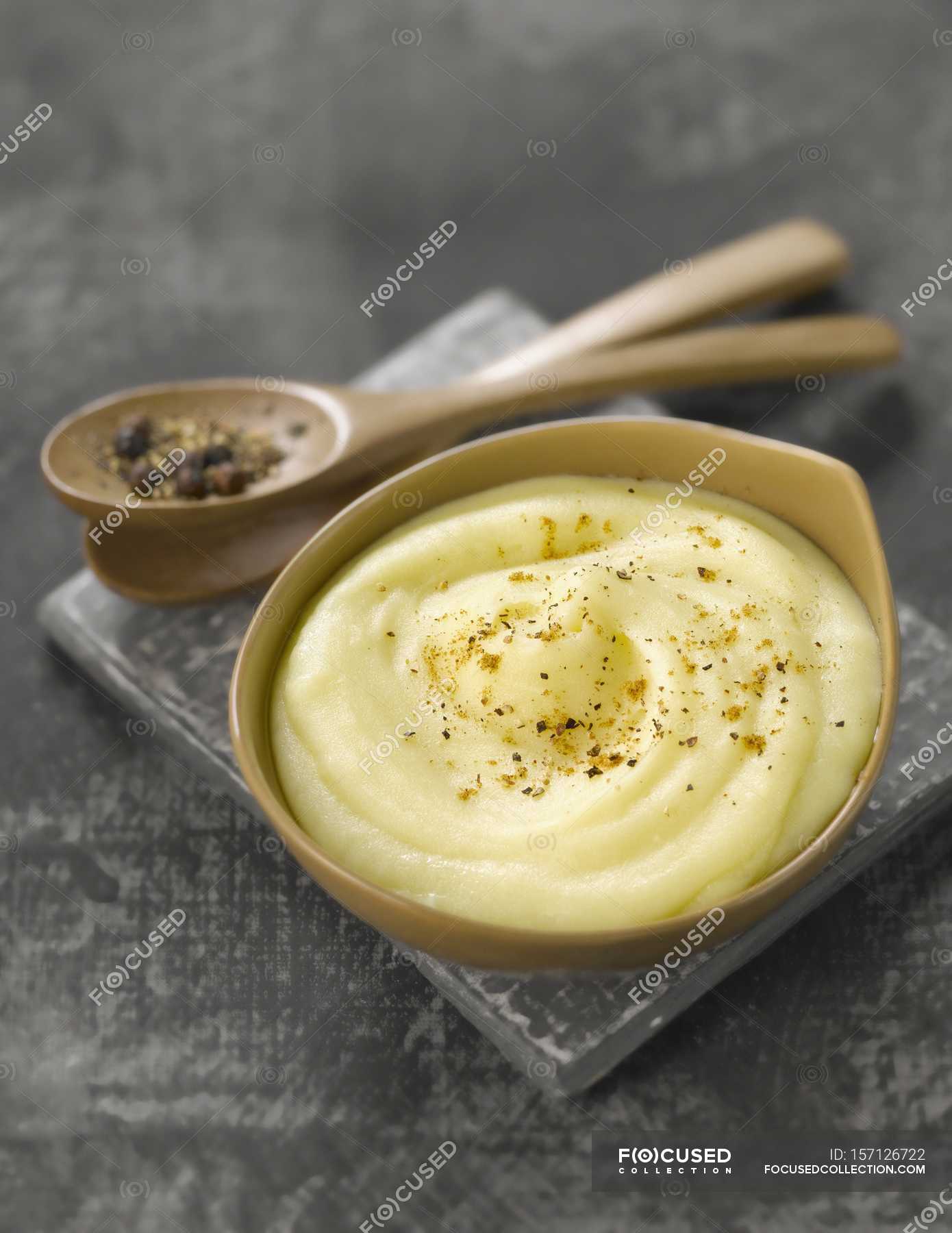 Homemade mashed potato — delicious, eating - Stock Photo | #157126722