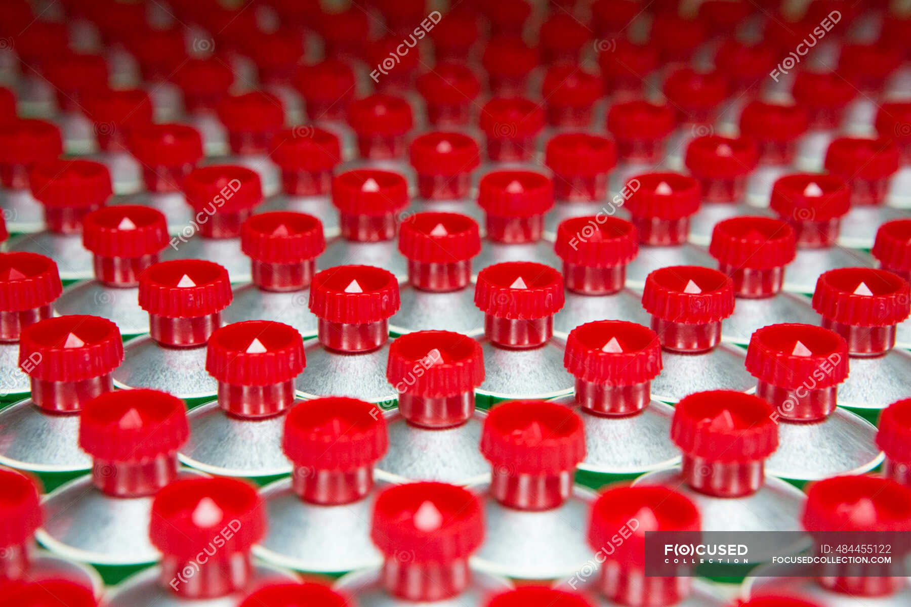 Tubes of mustard (full frame) — lot, In A Row - Stock Photo | #484455122