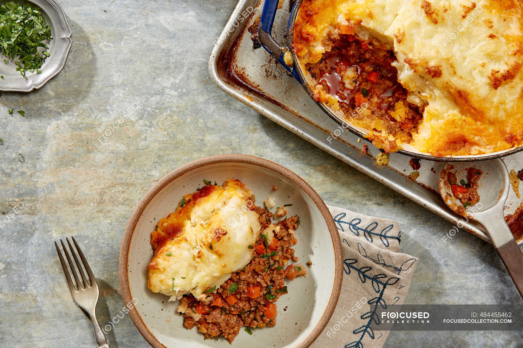 Baked chicken with cheese and bacon. — english, western european