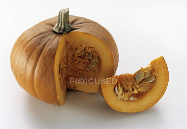 Sliced ripe pumpkin — Stock Photo