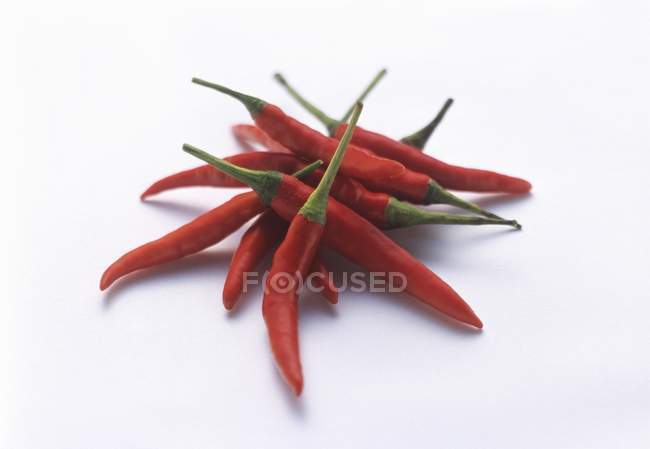 Red Thai Hot Peppers — Stock Photo