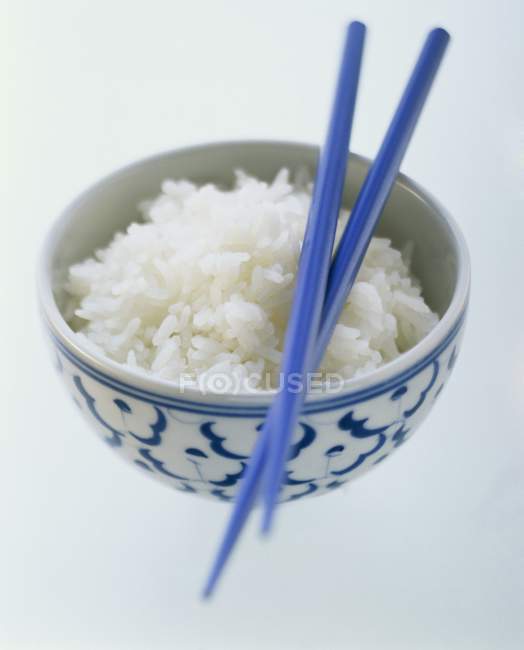 Sabroso tazón de arroz - foto de stock