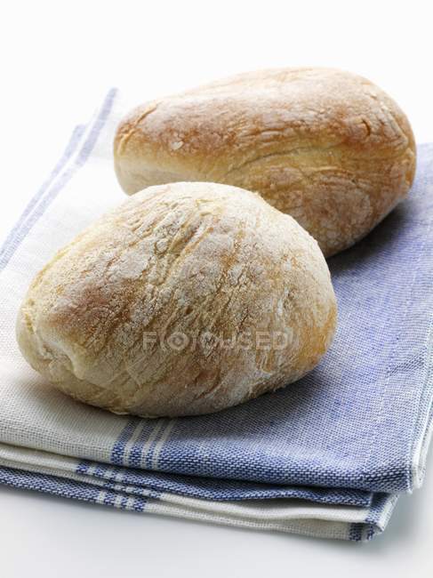 Fresh baked ciabatta rolls — Stock Photo