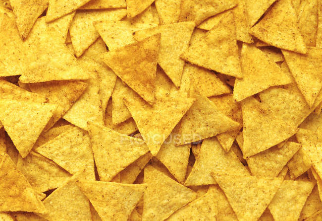 Chips de tortilla picante - foto de stock