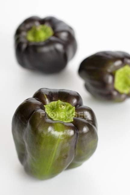 Pimentos pretos maduros — Fotografia de Stock