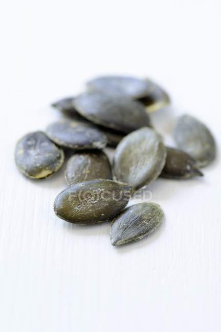 Семена тыквы в куче — стоковое фото