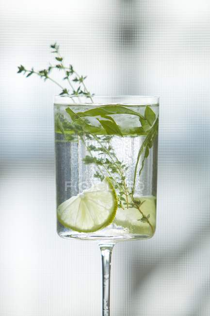 Vodka com infusão de ervas — Fotografia de Stock