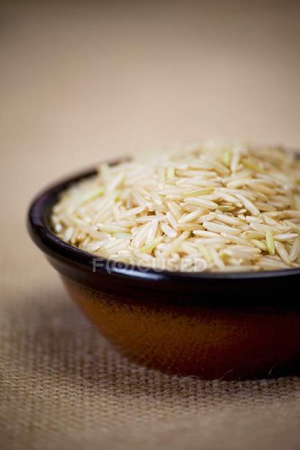 Tigela saborosa de arroz — Fotografia de Stock
