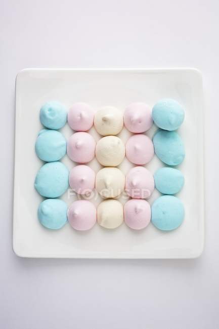 Pastellfarbene Marshmallows — Stockfoto