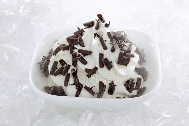 Joghurt-Eis — Stockfoto