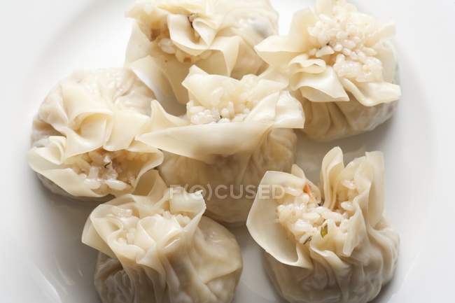 Chino shumai dumplings - foto de stock