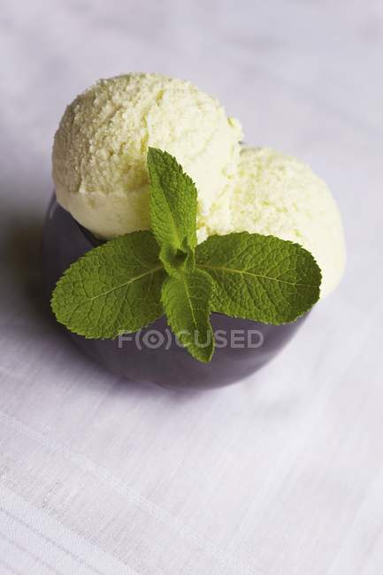 М'ята перцева морозива — стокове фото