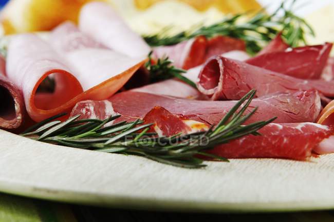 Pieces of beef sirloin — Stock Photo