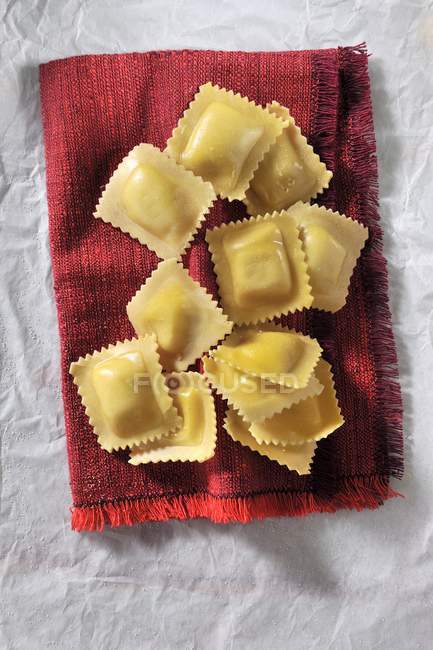 Pasta ai ravioli cotta — Foto stock