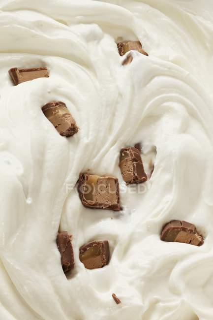 Ice cream texture — Stock Photo