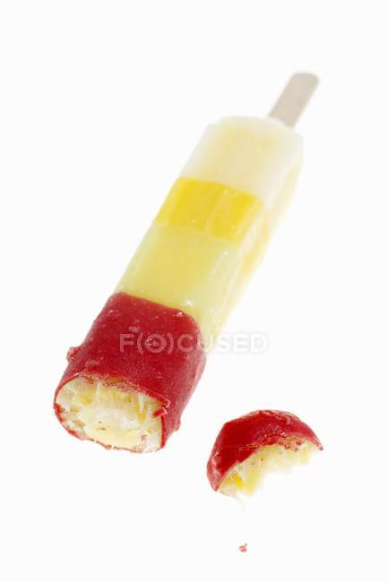 Sucettes de crème glacée aux fruits — Photo de stock