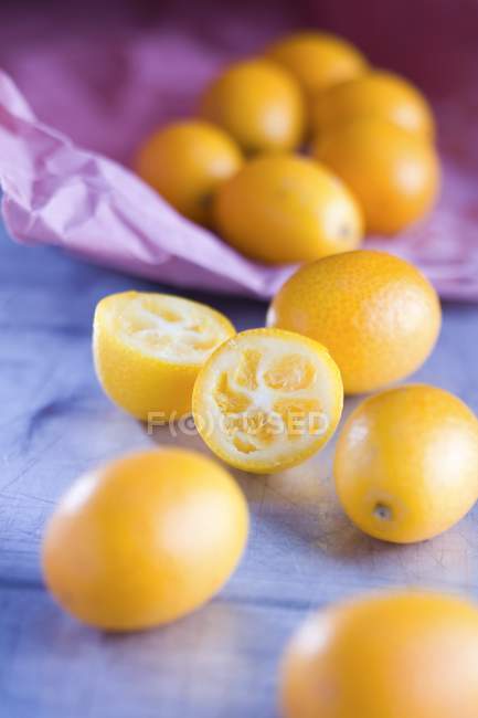 Fresh ripe kumquats — Stock Photo