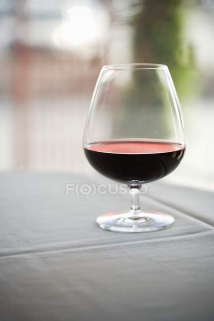 Glass of Red Wine — Stock Photo