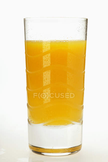 Verre de jus d'orange — Photo de stock