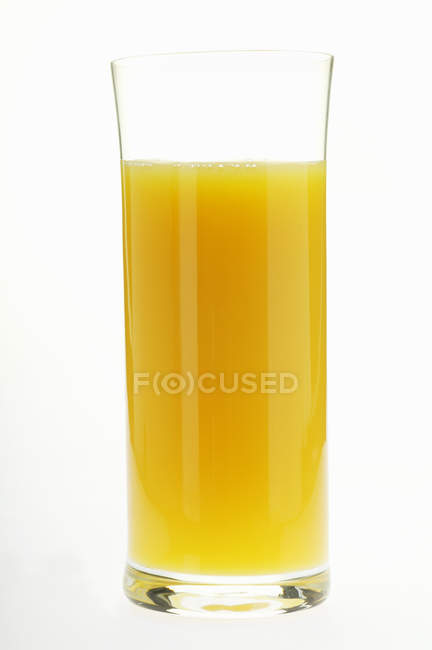 Jus d'orange en verre — Photo de stock