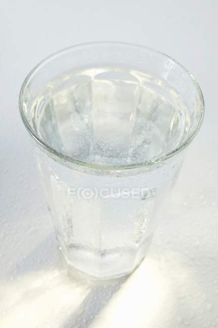 Glass of mineral water — Stock Photo