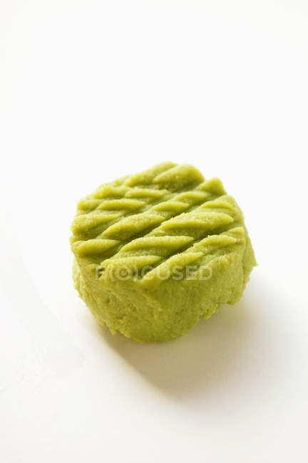 Forma redonda com nervuras wasabi — Fotografia de Stock