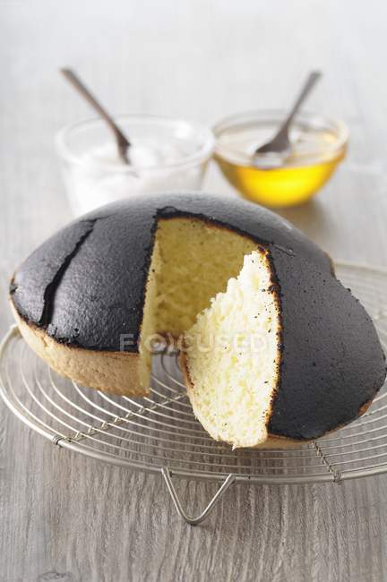 Gâteau au fromage français traditionnel — Photo de stock