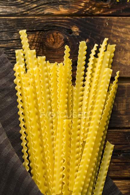 Dried mafaldine pasta — Stock Photo