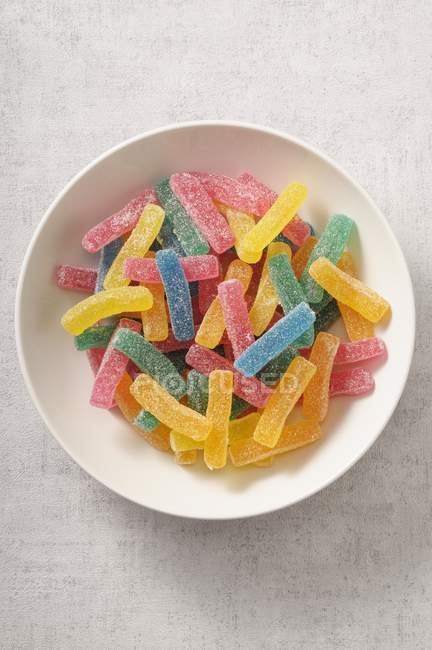 Барвистий фрукти gummys — стокове фото