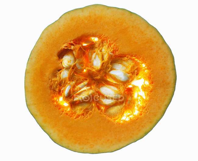 Slice of fresh ripe pumpkin — Stock Photo