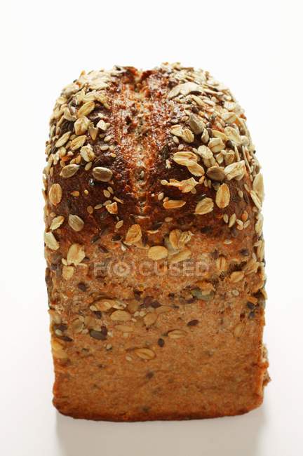 Pane integrale con avena arrotolata — Foto stock