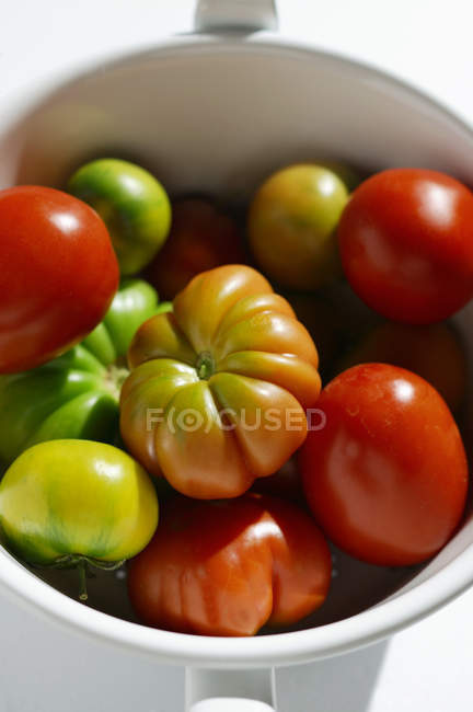 Assorted fresh tomatoes — Stock Photo