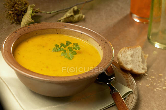 Soupe de potiron et pommes de terre — Photo de stock