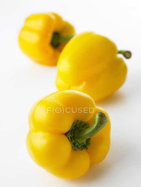 Yellow Bell Peppers — Stock Photo