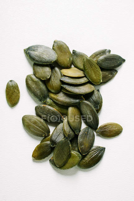 Семена тыквы в куче — стоковое фото