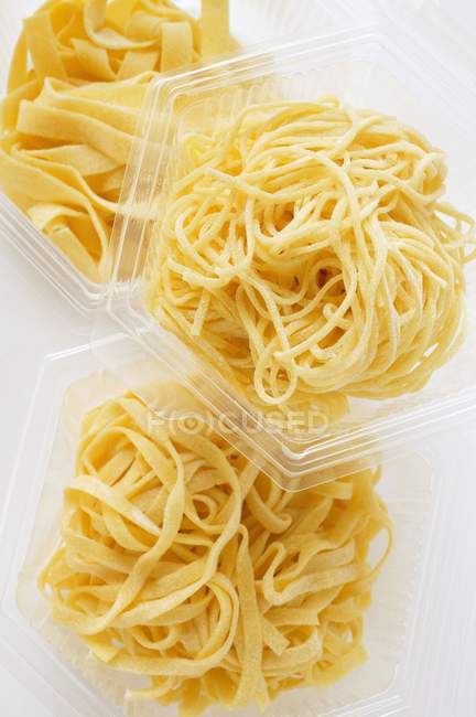 Various homemade pastas — Stock Photo