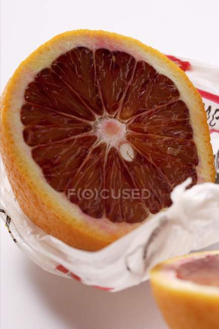 Half of blood orange — Stock Photo