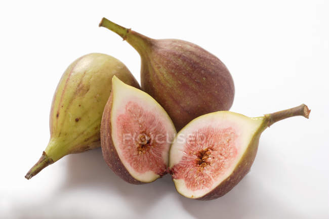 Three fresh figs — Stock Photo