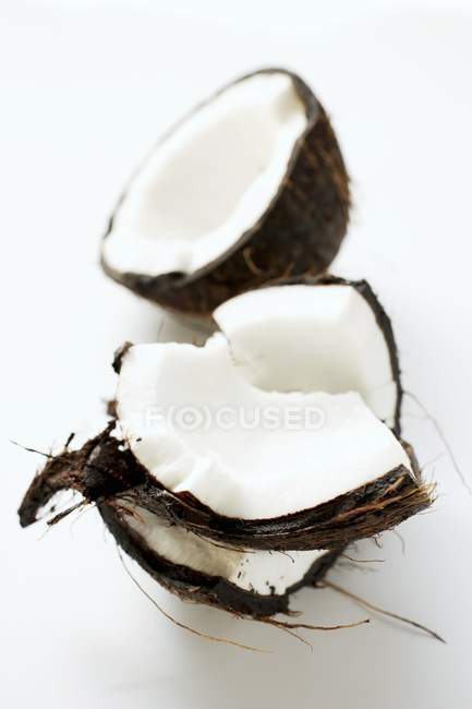 Fresh cut Coconut — Stock Photo