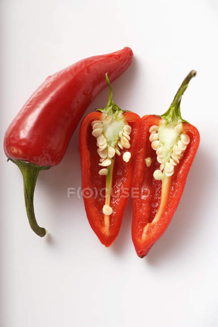 Red chili peppers — Stock Photo