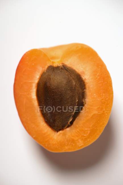 Fresh ripe half of apricot — Stock Photo